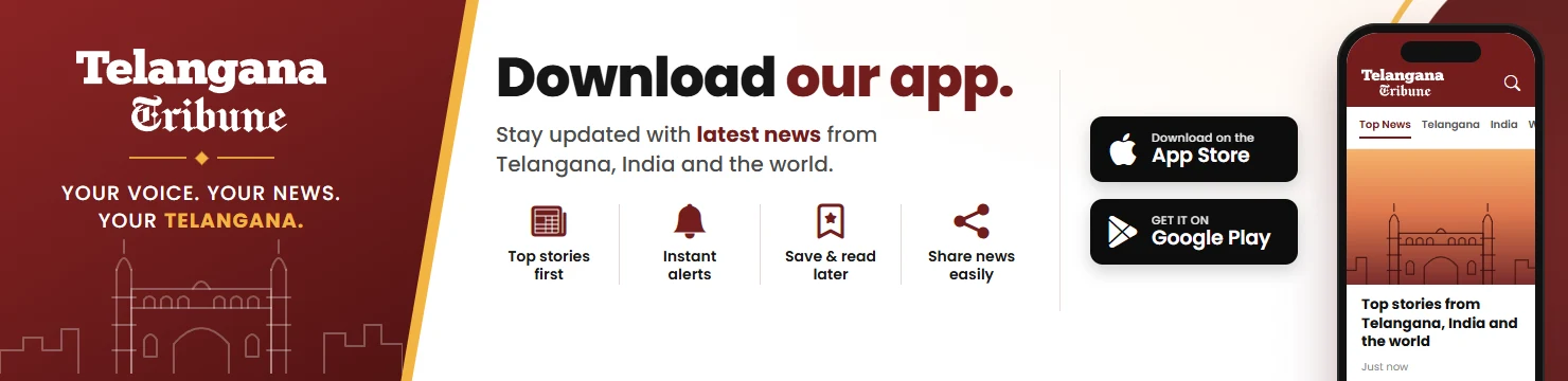 Download the Telangana Tribune app
