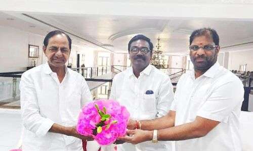 Another wire bridge in Khammam quickly