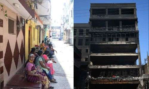 Evacuated citizens captured in a slit stick, yearn to return house