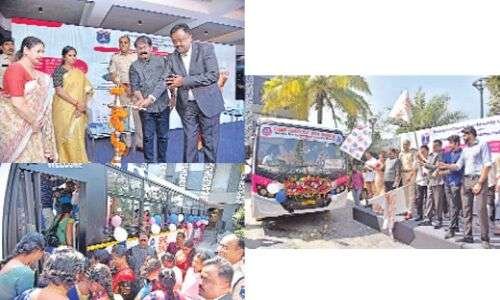  Fourth She Shuttle for ladies employees flagged off