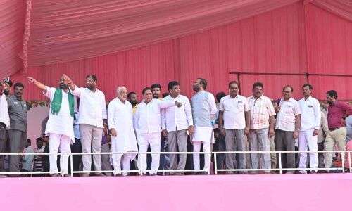 Historic BRS fulfill in Khammam today