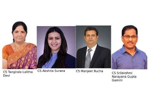 New Office Bearers of the ICSI Hyderabad Chapter for the Year 2023