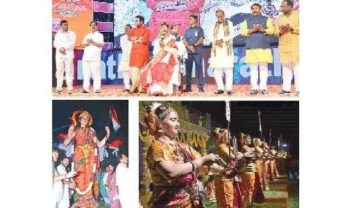 ‘Vandemataram’ mirrors at launch of ‘Bharat Matha Maha Harathi’
