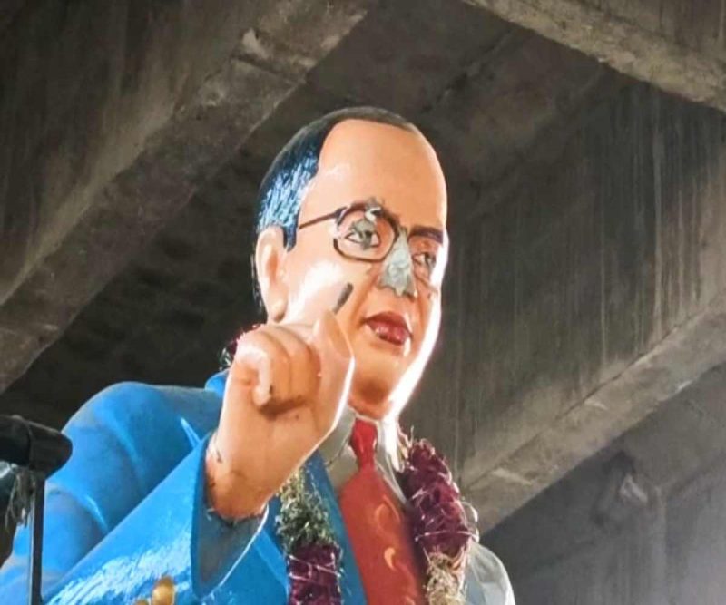 Ambedkar sculpture vandalised in Andhra’s Nandyal, instance signed up