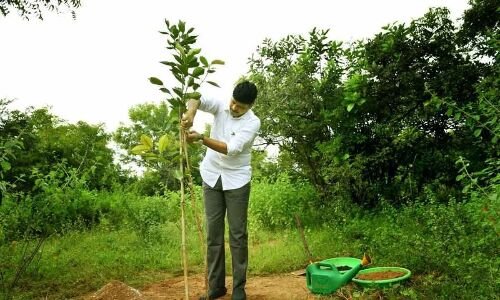  BRS MP Santosh takes on 1000 acres in Kondagattu for woodland development