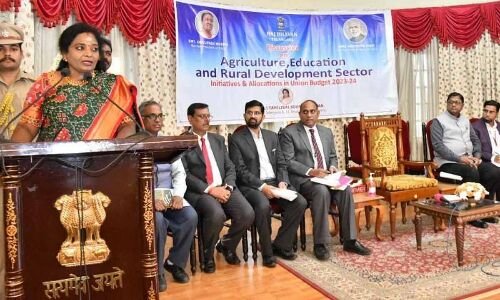  Governor Tamilisai Soundararajan calls Union Budget a video game changer