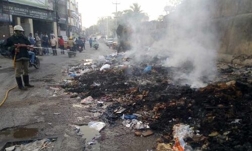 Hyderabad: Garbage burning rampant in metropolis as expel from a community goes up in inhale a plant derivative