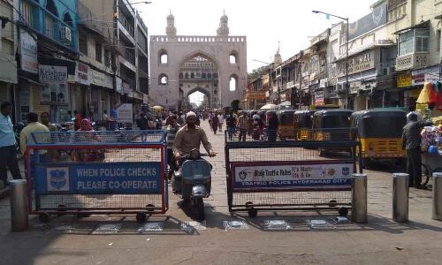 Officials time out bollards task near Charminar