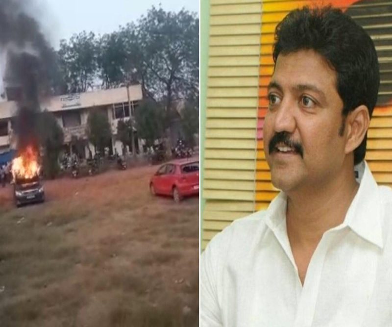 TDP business office in Andhra vandalised by YSRCP workers, conveyance group of things of the same kind that belong together on fervor