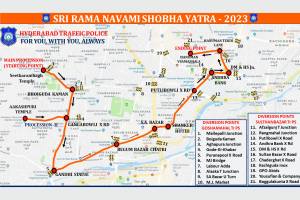 Proclamation of Traffic Restrictions for Sri Rama Navami in Hyderabad
