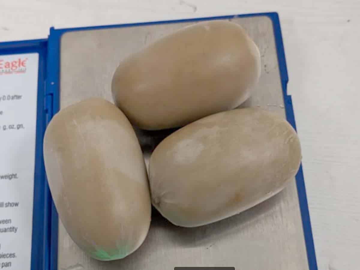 Take into custody Made at Hyderabad Airport: Rider Caught Concealing Gold Paste in Rectum