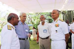 Chief of Naval Staff Engages in Interaction with Serving and Veteran Naval Officers in Hyderabad