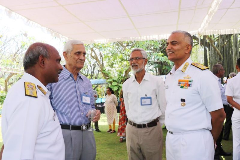 Chief of Naval Staff Engages in Interaction with Serving and Veteran Naval Officers in Hyderabad