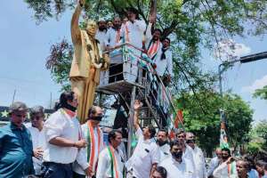 Congress in Hyderabad asserts that labeling a thief as a thief is not considered defamation.
