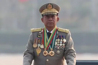 Despite Myanmar's Economic Struggles, Junta Head General Hlaing Hosts Extravagant Army Parade