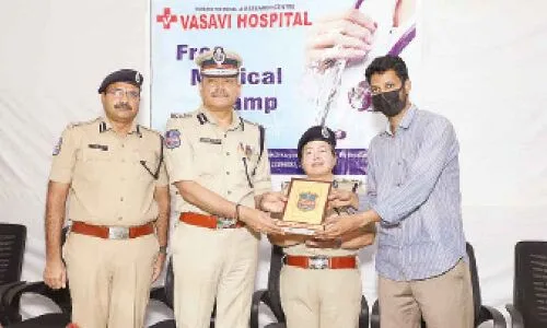DGP Anjani Kumar Organizes Free Medical Camp at Hyderabad DGP Office