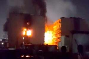 Families of victims of the Secunderabad Swapnalok fire accident seek justice at Gandhi hospital