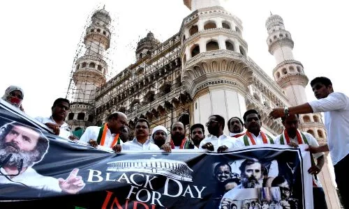 "Hyderabad DCC Criticizes Modi Government for Disqualifying Rahul Gandhi: A Brief Overview"