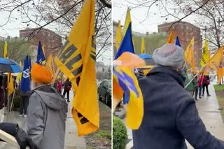 Indian Journalist Shares Footage of Assault During Pro-Khalistan Protest in the US