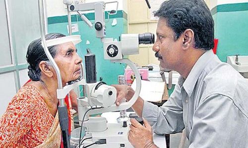 Kanti Velugu sheds device for lighting or igniting on oculus health of 64 lakh