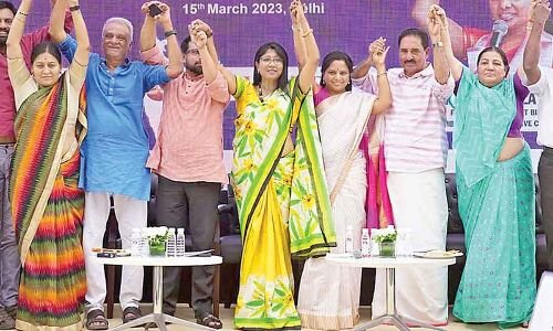  Kavitha strengthens argument against Centre’s Women’s Quota Bill