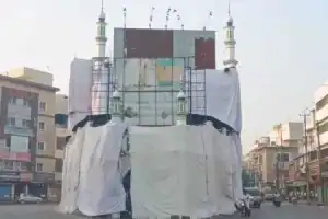 Mosques and Dargahs in Hyderabad Adorned for Rama Navami Shoba Yatra
