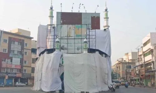 Mosques and Dargahs in Hyderabad Adorned for Rama Navami Shoba Yatra