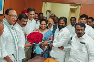 Newly Elected BRS MLCs Sworn In at Hyderabad