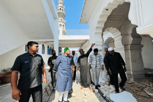 No injuries reported as ceiling collapses at Afzalgunj Jamia Masjid in Hyderabad