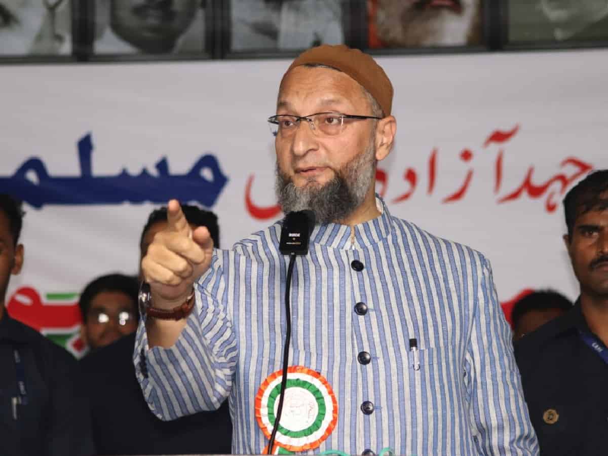 Owaisi criticizes building dedicated to a particular activity’s decision on Hyderabad’s metro and feasibility of slug railroad train