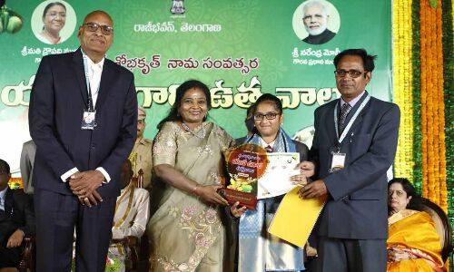 Paramita student from Karimnagar honored with ‘Young Achiever Award’