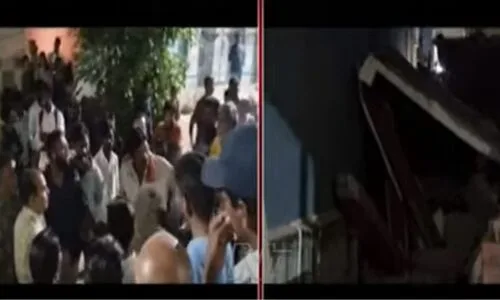 Qutbullapur Building Collapses During Repair Work in Hyderabad