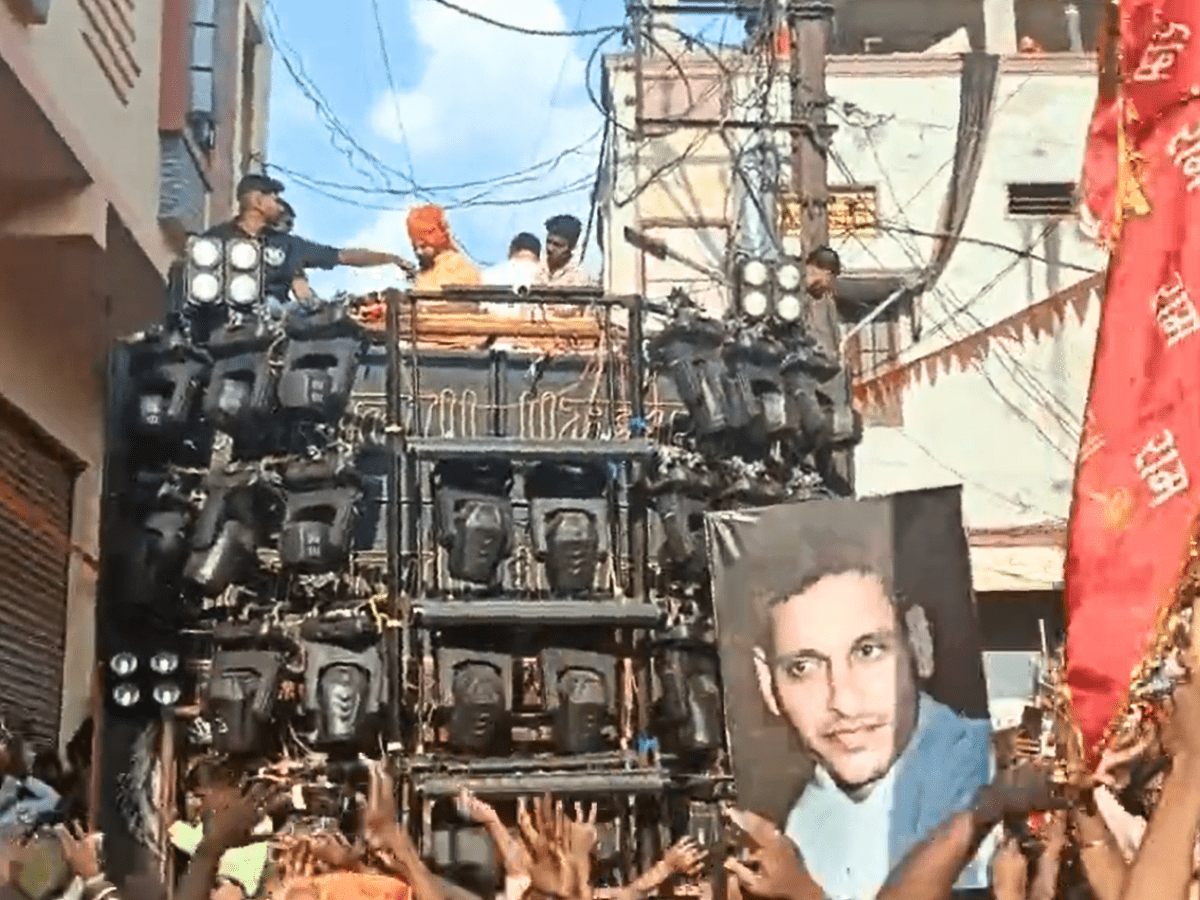 Raja Singh offers clarification on the display of Godse’s picture at Hyderabad Ram Navami rally