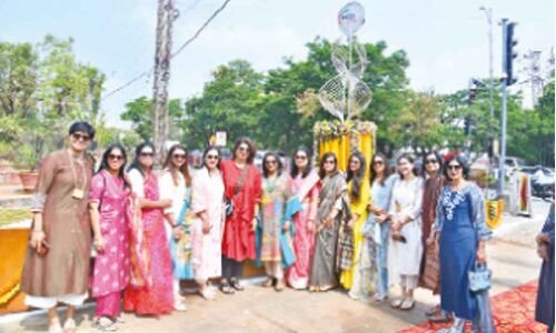  Sculptor’s Celebration of Women’s Power Inaugurated by Mayor with Flight Launch