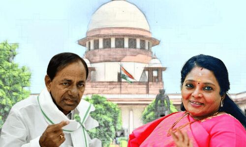 Telangana government knocks on SC doors with 12 bills motionless pending with Governor