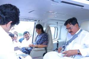 Telangana Ministers inspect damage caused by unexpected rainfall and hailstorm in affected areas