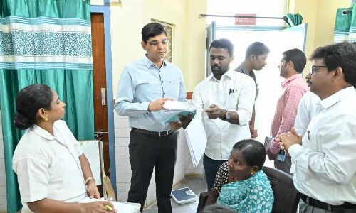 Wanaparthy: Collector Ashish Sangwan holds unexpected event visits