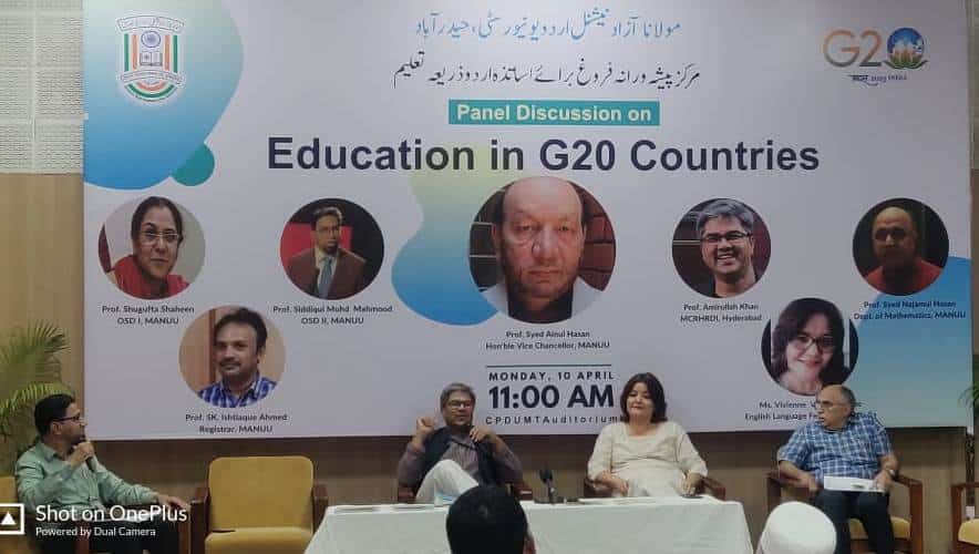 Amir Ullah Khan suggests increasing number of teachers to improve education quality at MANUU.