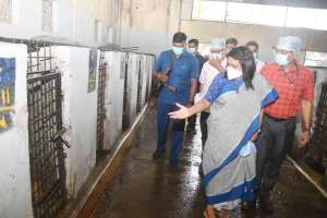 Animal Care Centre in Hyderabad undergoes surprise inspection by Mayor.
