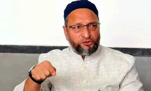 Asaduddin Owaisi Displays his Bar-at-Law Degree in Hyderabad
