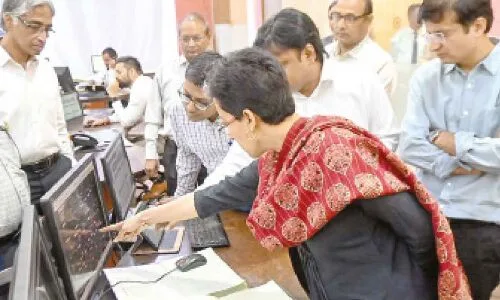 Atishi conducts inspection of power monitoring system in New Delhi