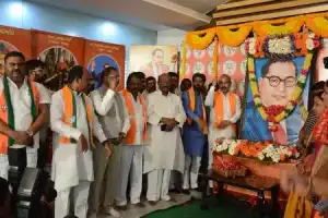 Bandi Sanjay Kumar reveals that KCR neglected Dalits and failed to attend Ambedkar’s anniversary for 9 consecutive years.