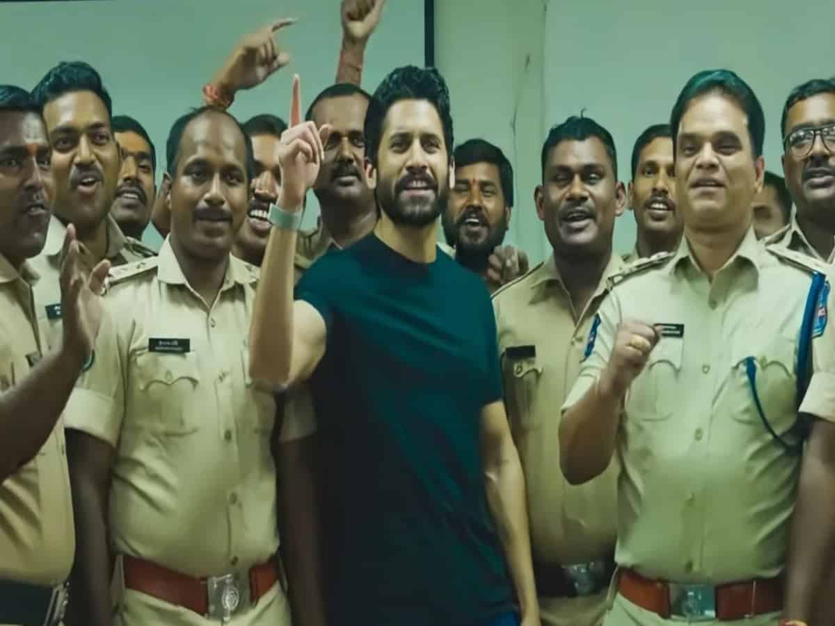 Chaitanya’s Visit to Yousufguda Police Training Centre in Hyderabad Captured in Video Footage