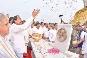 DR BR Ambedkar Honored by Prominent Leaders in Hyderabad