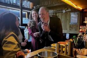 During Royal Visit, Prince William Assists with Customer Booking at Indian Restaurant – Watch the Video