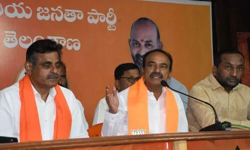 Eatala Rajender Dismisses Singareni Protest Call as Misleading Propaganda