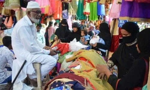 Eid shoppers flock to Hyderabad’s bustling city markets