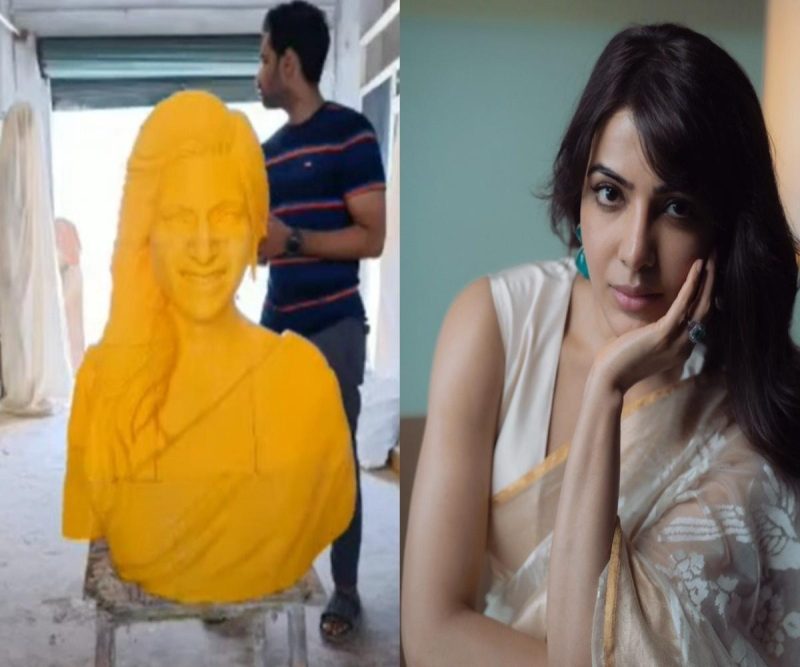 Fan in AP constructs a shrine for Samantha and plans to reveal it on her birthday
