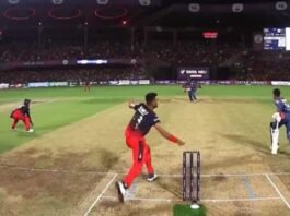 Fans Criticize Harshal Patel for Missing Mankad Opportunity in IPL 2023 Last Over, as LSG Triumphs over RCB in Exciting Run-Chase
