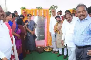 “Finance and Education Ministers Collaborate to Launch Integrated Ayush Hospital: Harish Rao and Sabita Indra Reddy Lead Foundation Laying Ceremony”